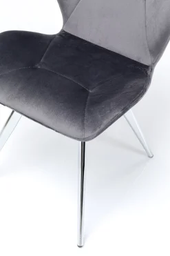 Stuhl Viva Grau Chrom