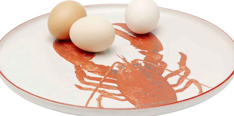 Teller Crabes Rot Ø27cm Sortiert