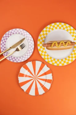 Teller Harlequin Lila Ø21cm