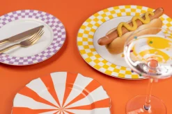 Teller Harlequin Orange Ø22cm