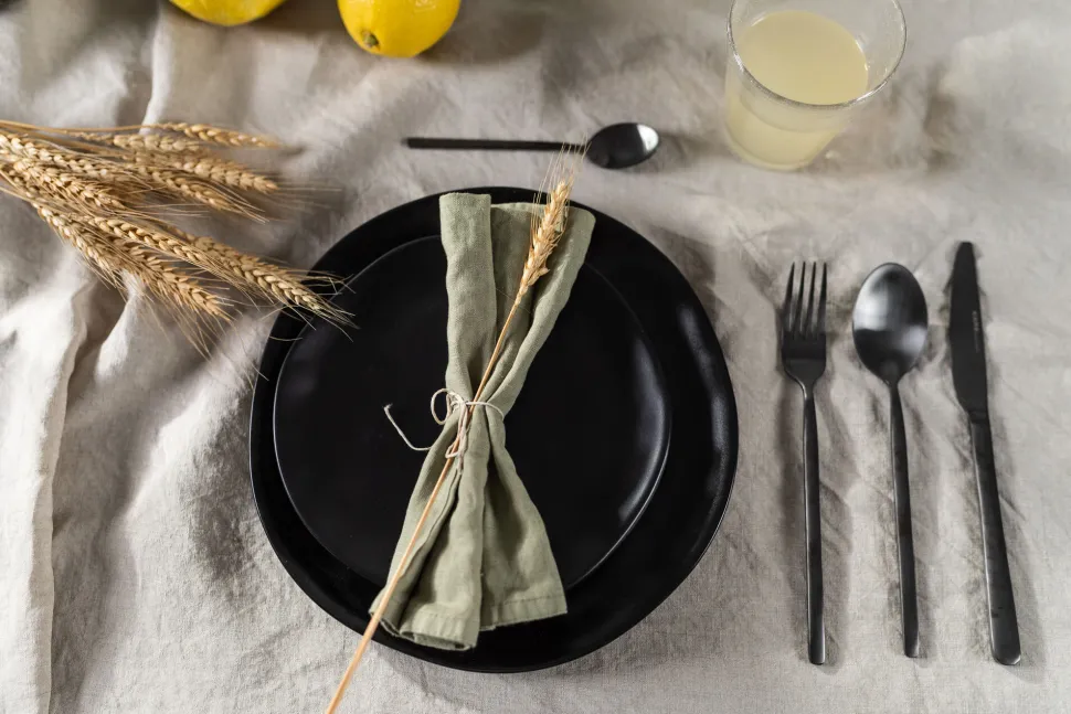 Teller Organic Black Ø26cm