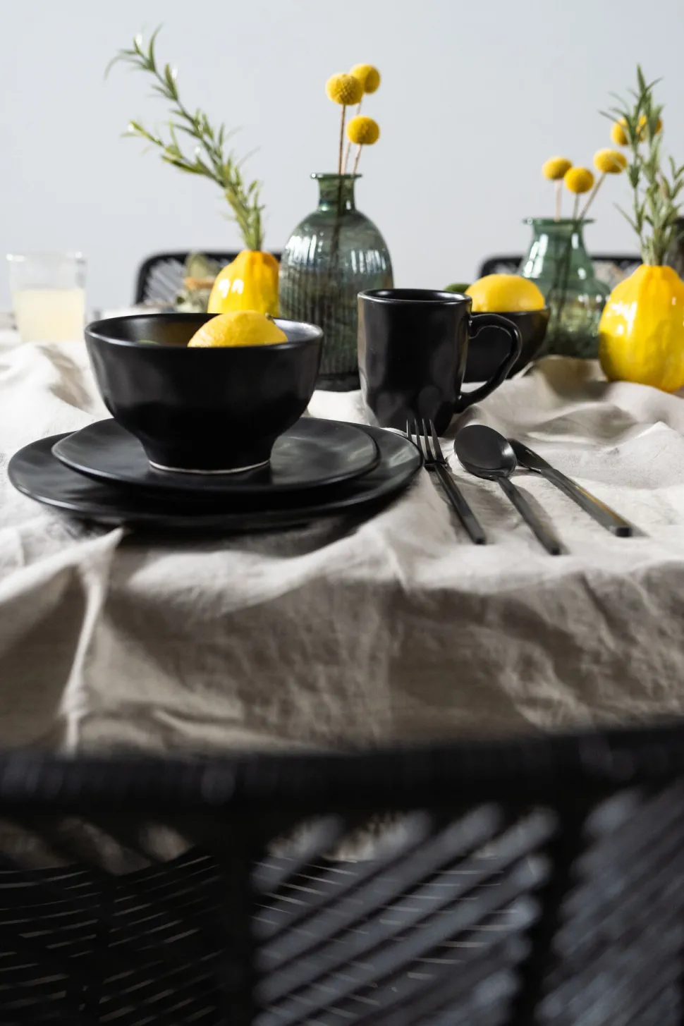 Teller Organic Black Ø20cm