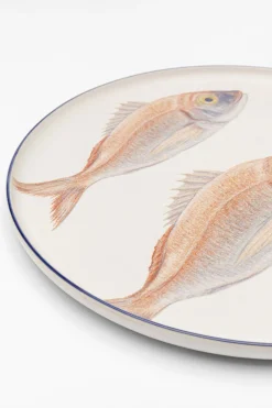 Teller Poisson Blau Ø27cm Sortiert