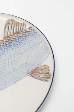 Teller Poisson Blau Ø27cm Sortiert