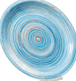 Teller Swirl Blau Ø27cm