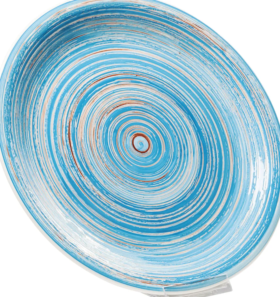 Teller Swirl Blau Ø27cm