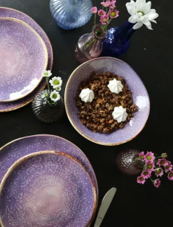 Teller Tief Shirley Violett Ø21cm