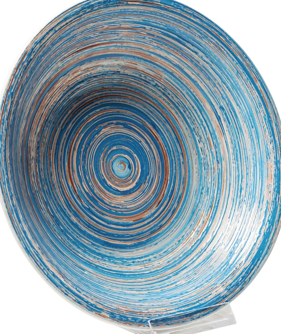 Teller Tief Swirl Blau Ø21cm