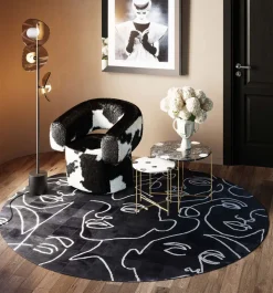 Teppich Art Faces Ø250cm