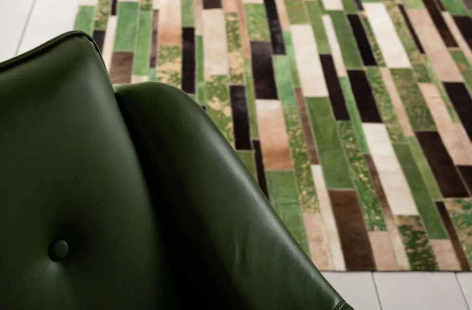 Teppich Brick Grün 170x240cm