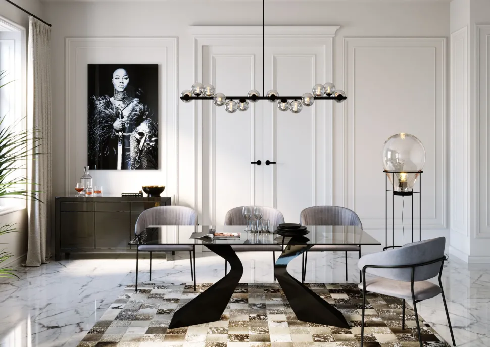 Teppich Cosmo Grey Fur 200x300cm