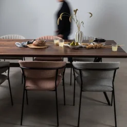 Tisch Downtown Walnuss 100x220cm