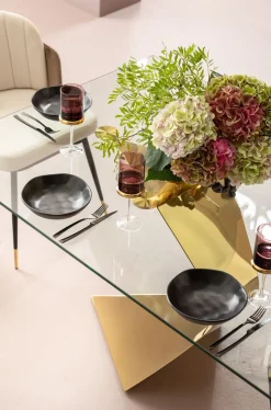 Tisch Gloria Gold 100x200cm