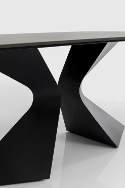 Tisch Gloria Outdoor Keramik Schwarz 180x90cm