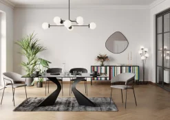 Tisch Gloria Schwarz 200x100cm