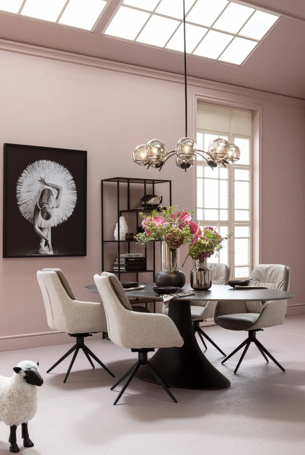 Tisch Grande Possibilita Schwarz 220x120cm