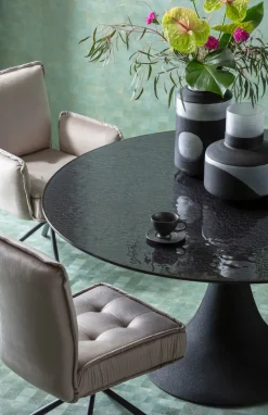 Tisch Grande Possibilita Schwarz Bubble Ø150cm