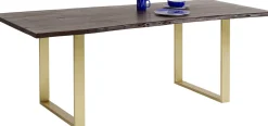 Tisch Harmony Dunkel Brass 160x80