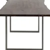 Tisch Harmony Dunkel Rohstahl 160x80