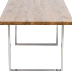 Tisch Jackie Eiche Chrom 200x100