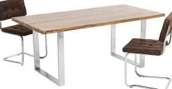 Tisch Jackie Eiche Chrom 160x80