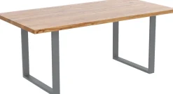 Tisch Jackie Eiche Rohstahl 200x100