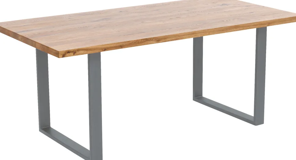 Tisch Jackie Eiche Rohstahl 200x100