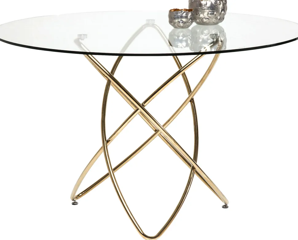 Tisch Molekular Gold Ø120cm