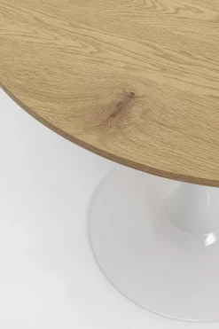 Tisch Schickeria Eiche Weiß Ø80cm
