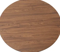 Tisch Schickeria Walnussoptik Schwarz Ø110cm