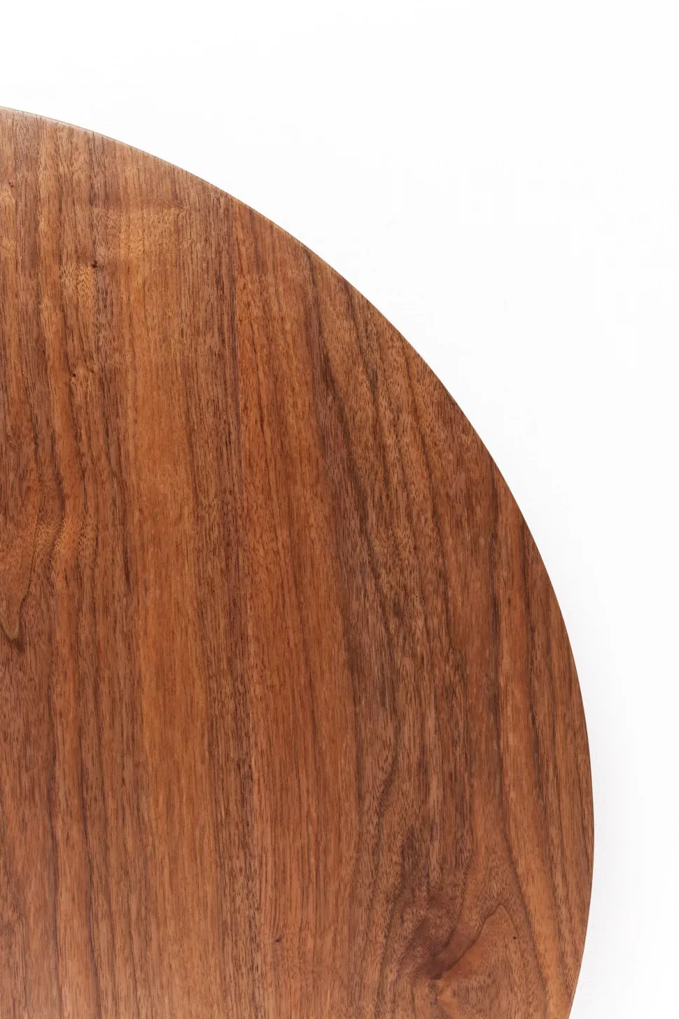 Tisch Schickeria Walnussoptik Schwarz Ø80cm