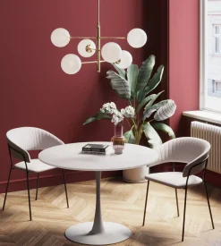 Tisch Schickeria Weiß Ø110