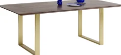 Tisch Symphony Dunkel Brass 180x90