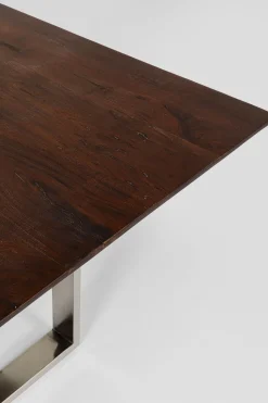 Tisch Symphony Dunkel Chrom 180x90