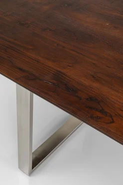 Tisch Symphony Dunkel Chrom 180x90