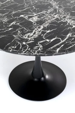 Tisch Veneto Marmor Schwarz Ø110cm