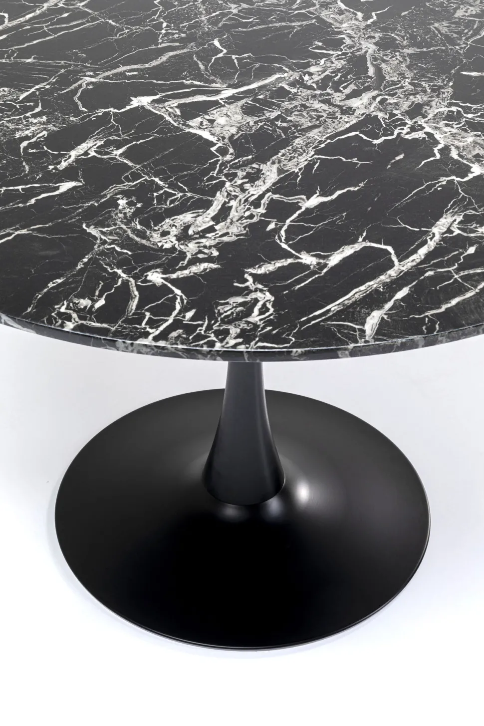 Tisch Veneto Marmor Schwarz Ø110cm