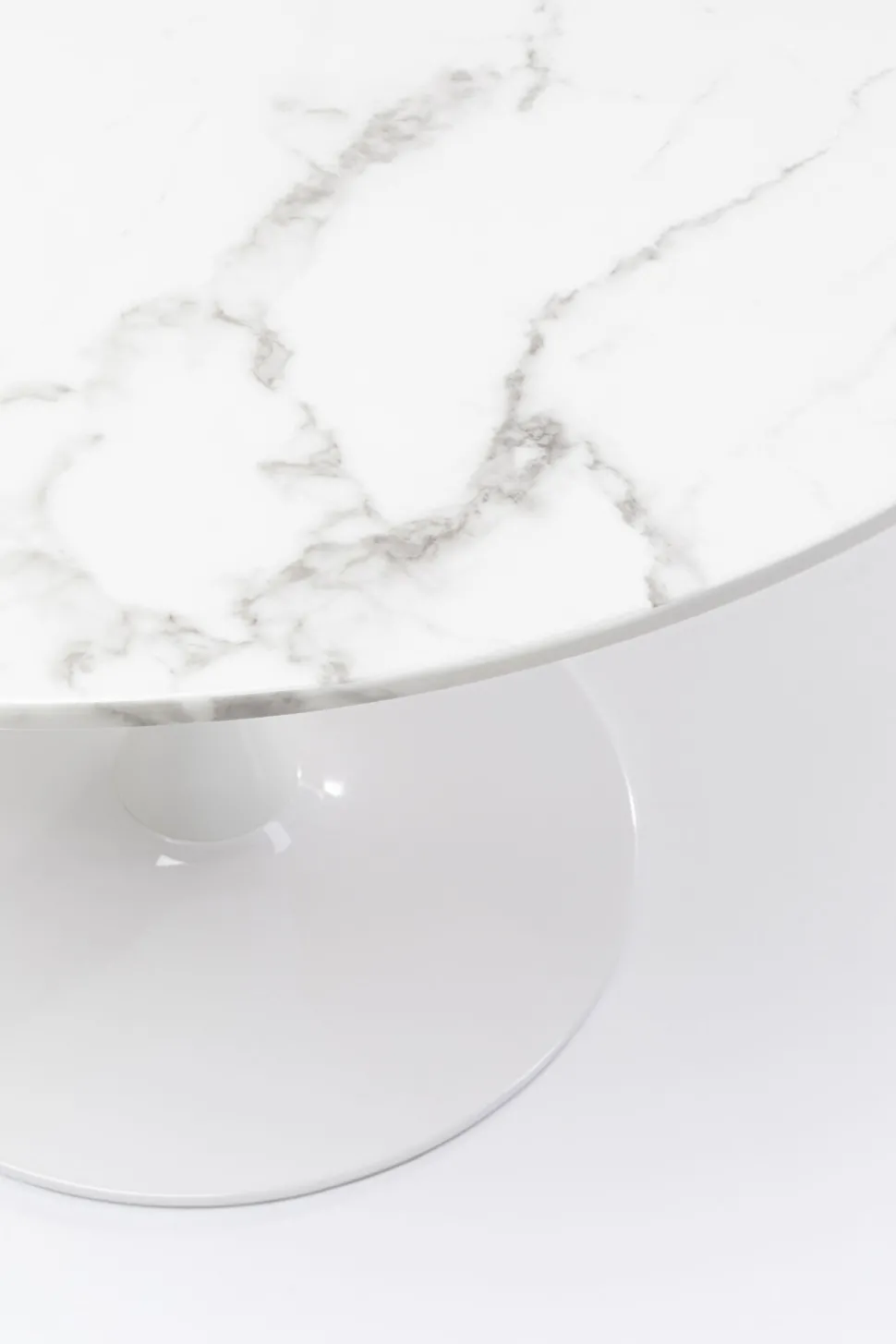 Tisch Veneto Marmor Weiß Ø110cm