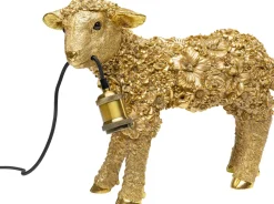Tischleuchte Animal Flower Sheep Gold 36cm