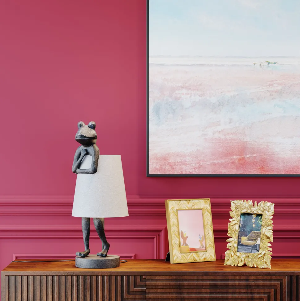 Tischleuchte Animal Frog Grau