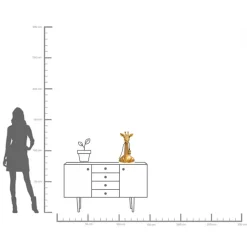 Tischleuchte Animal Giraffe Gold 50cm