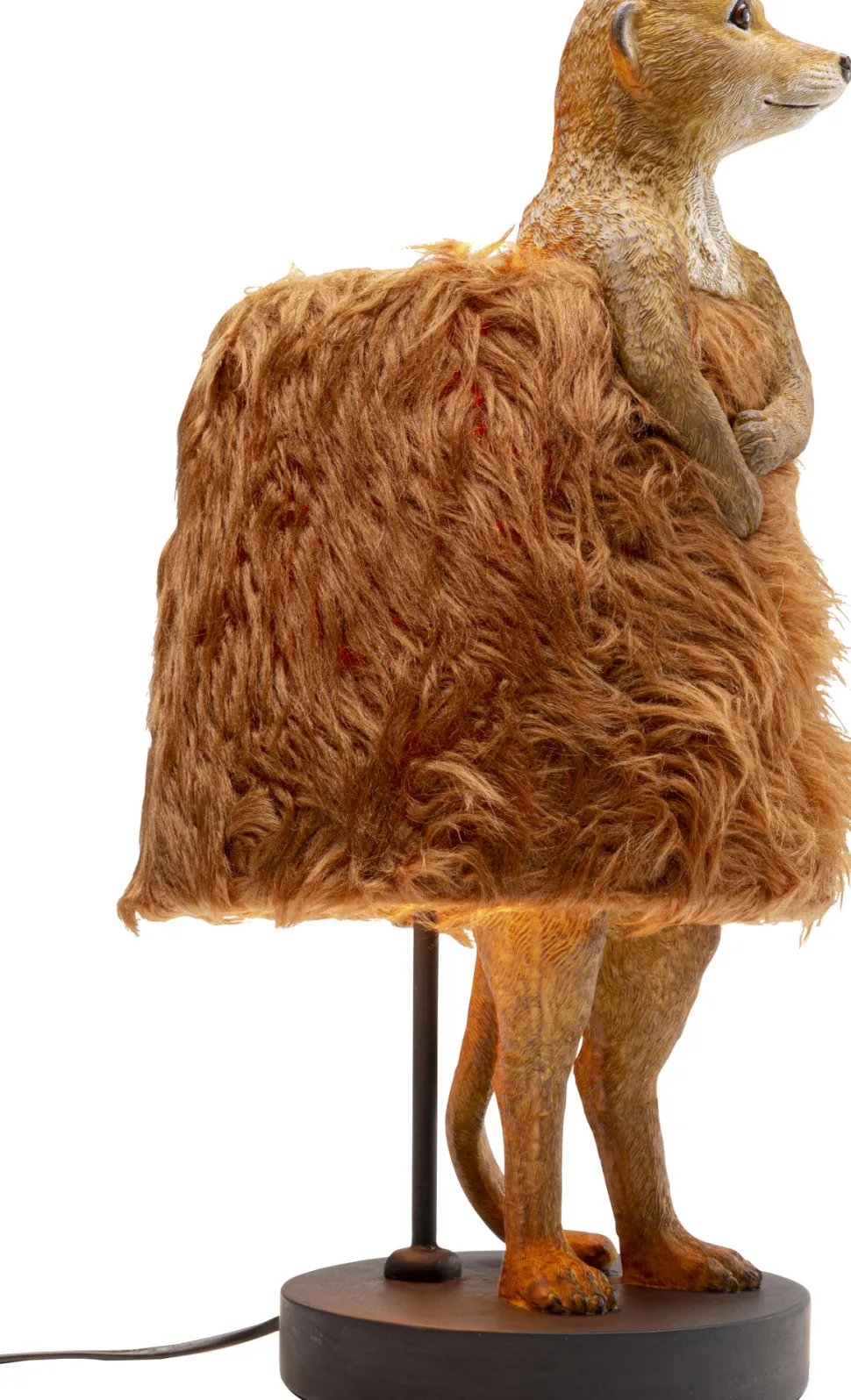 Tischleuchte Animal Meerkat Fur 50cm