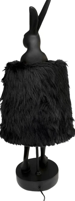 Tischleuchte Animal Rabbit Fur Schwarz/Gold 68cm
