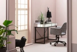 Tischleuchte Animal Rabbit Matt Schwarz 68cm