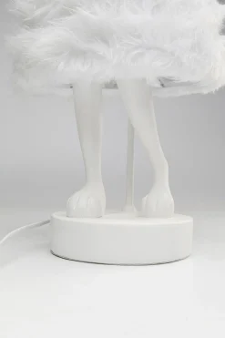 Tischleuchte Animal Rabbit Fur Weiß/Silber 68cm