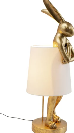 Tischleuchte Animal Rabbit Gold/Weiß 88cm