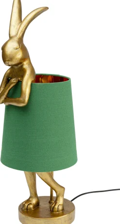 Tischleuchte Animal Rabbit Gold/Grün 68cm