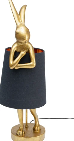 Tischleuchte Animal Rabbit Gold/Schwarz 68cm
