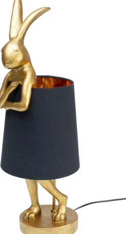 Tischleuchte Animal Rabbit Gold/Schwarz 68cm