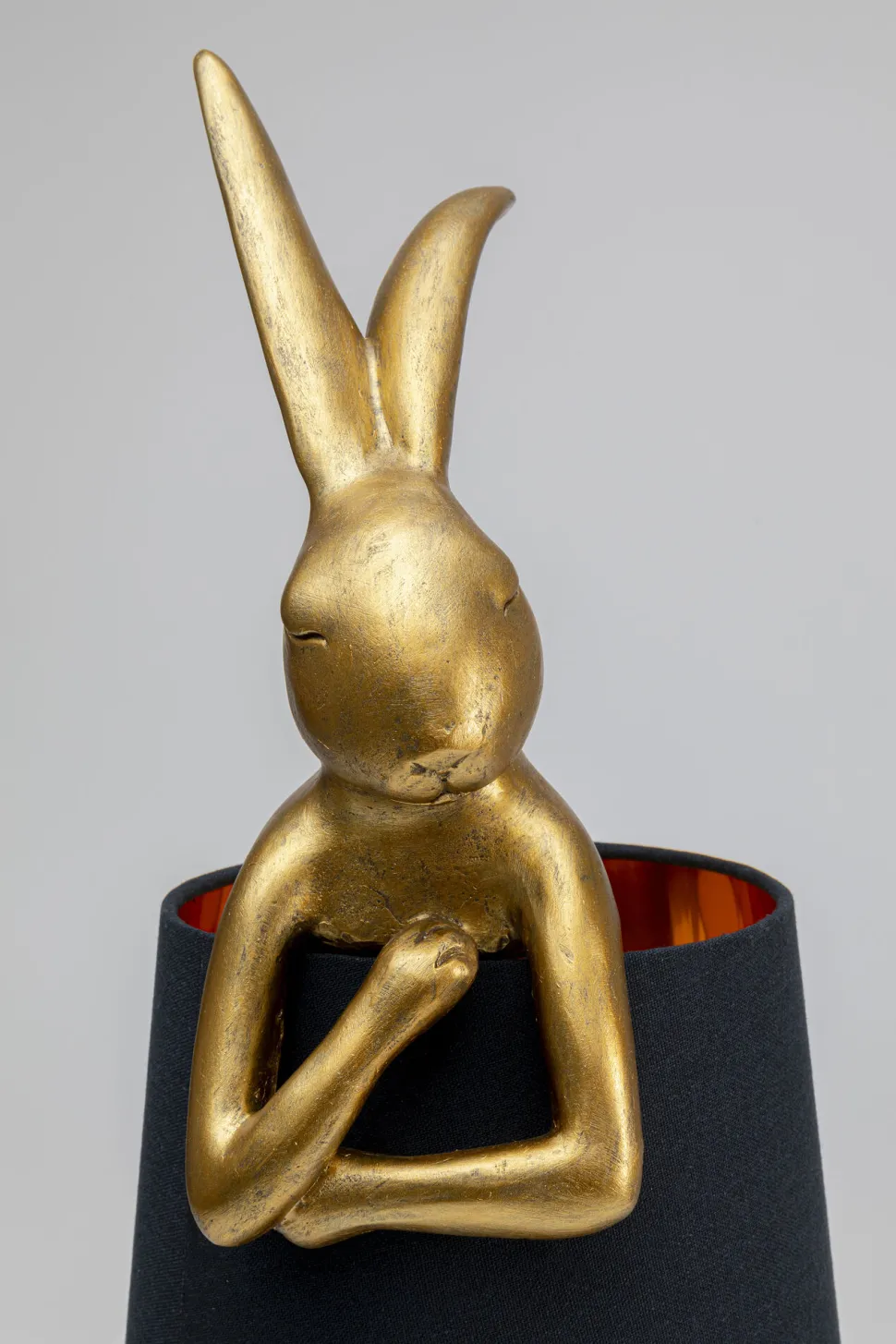Tischleuchte Animal Rabbit Gold/Schwarz 68cm